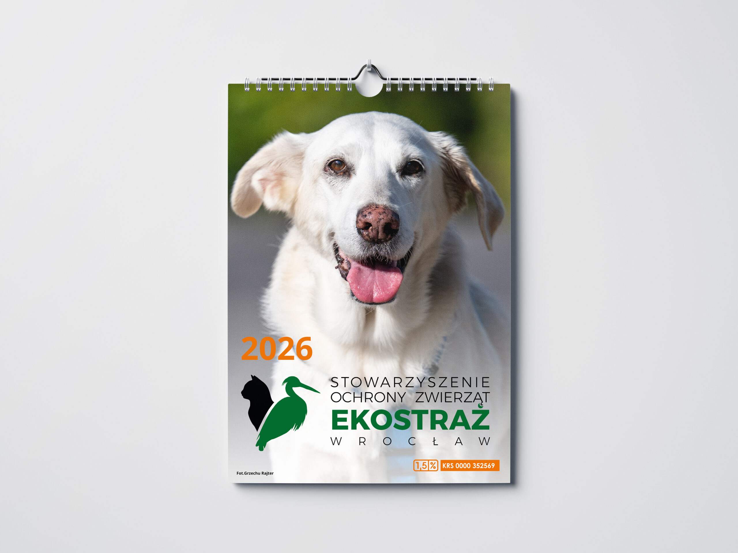 KALENDARZ PSY EKOSTRAŻY ŚCIENNY